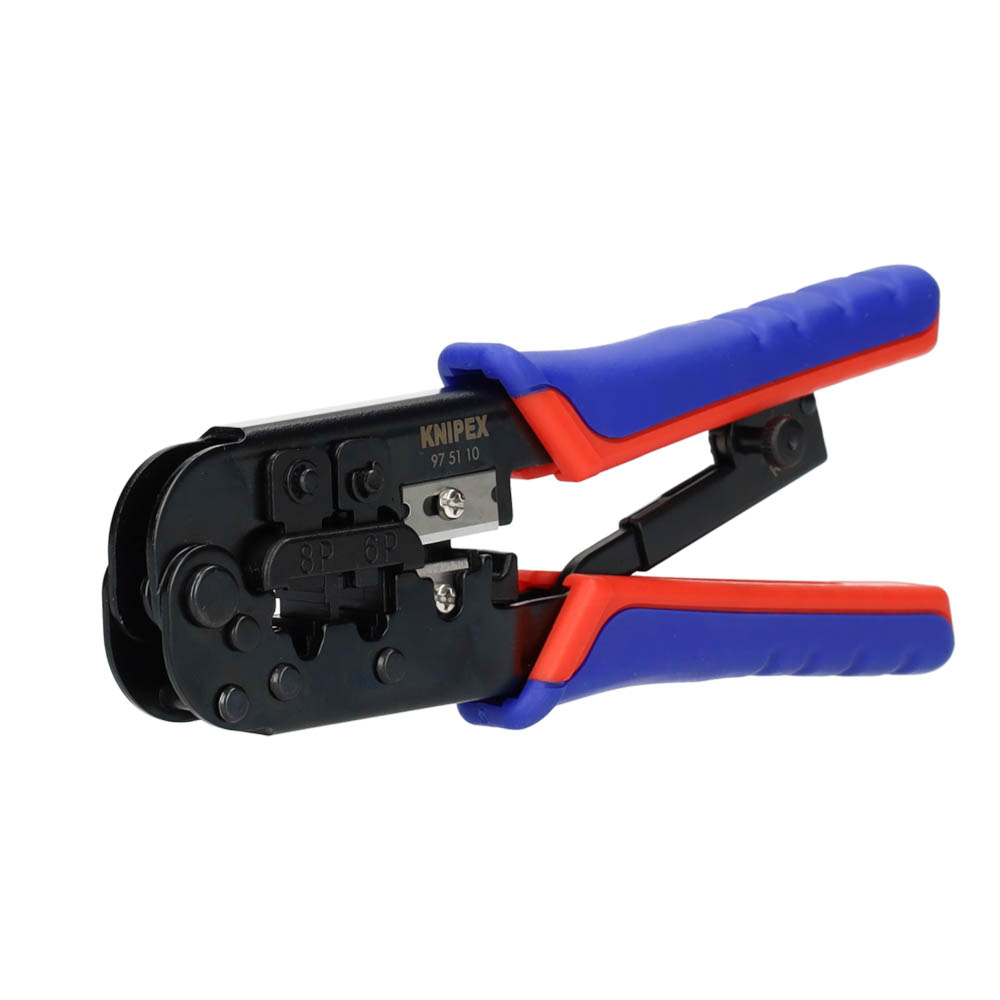 Miniatuur van KNIPEX krimptang voor RJ11/12 en RJ45 (6 en 8 polig) K1175 (975110 SB)