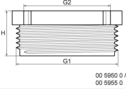 Miniatuur van McAlpine verloopring PP buiten-binnen 1 1/2"x1 1/4" - wit (0059550)