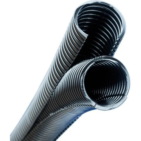 Miniatuur van Flexa kunststof beschermslang tweedelig IP40 HB 28,5mm - zwart per 10 meter