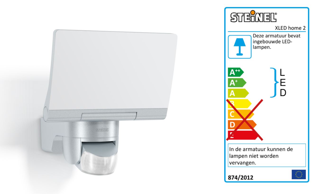 Miniatuur van STEINEL LED Straler XLED Home 2 zilver (033057)