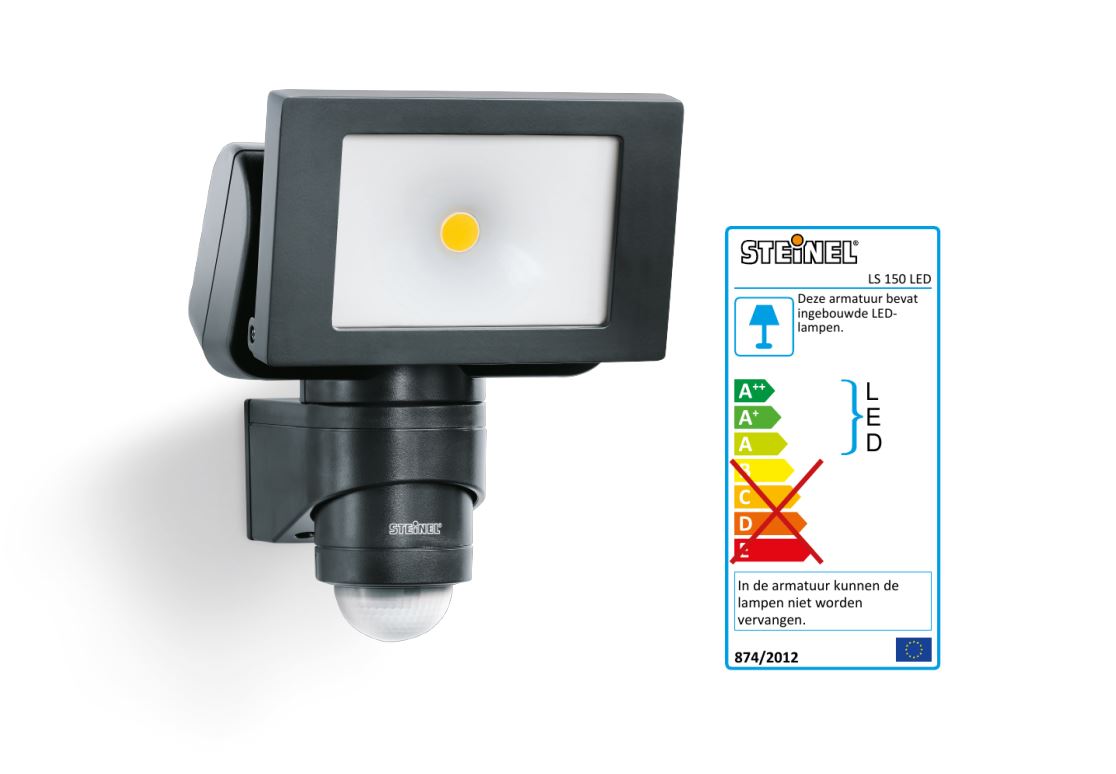 Miniatuur van STEINEL sensorspot LS 150 LED zwart (052546)