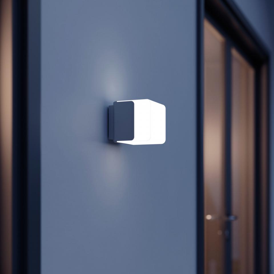 Miniatuur van STEINEL buitenlamp met sensor en bluetooth L 835 LED 3000K 9,5W - zilver (055523)