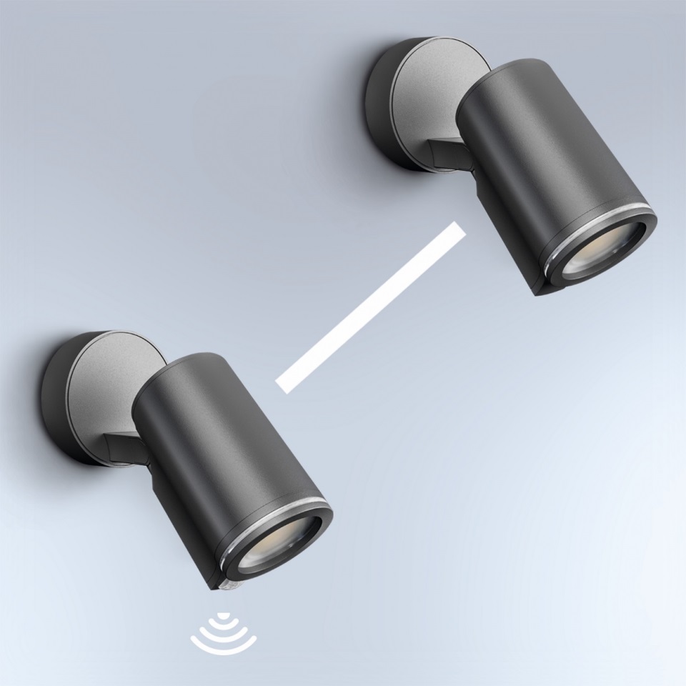 Miniatuur van STEINEL buitenspot zonder sensor ONE GU-10-LED 3000K 6,7W - antraciet (058623)