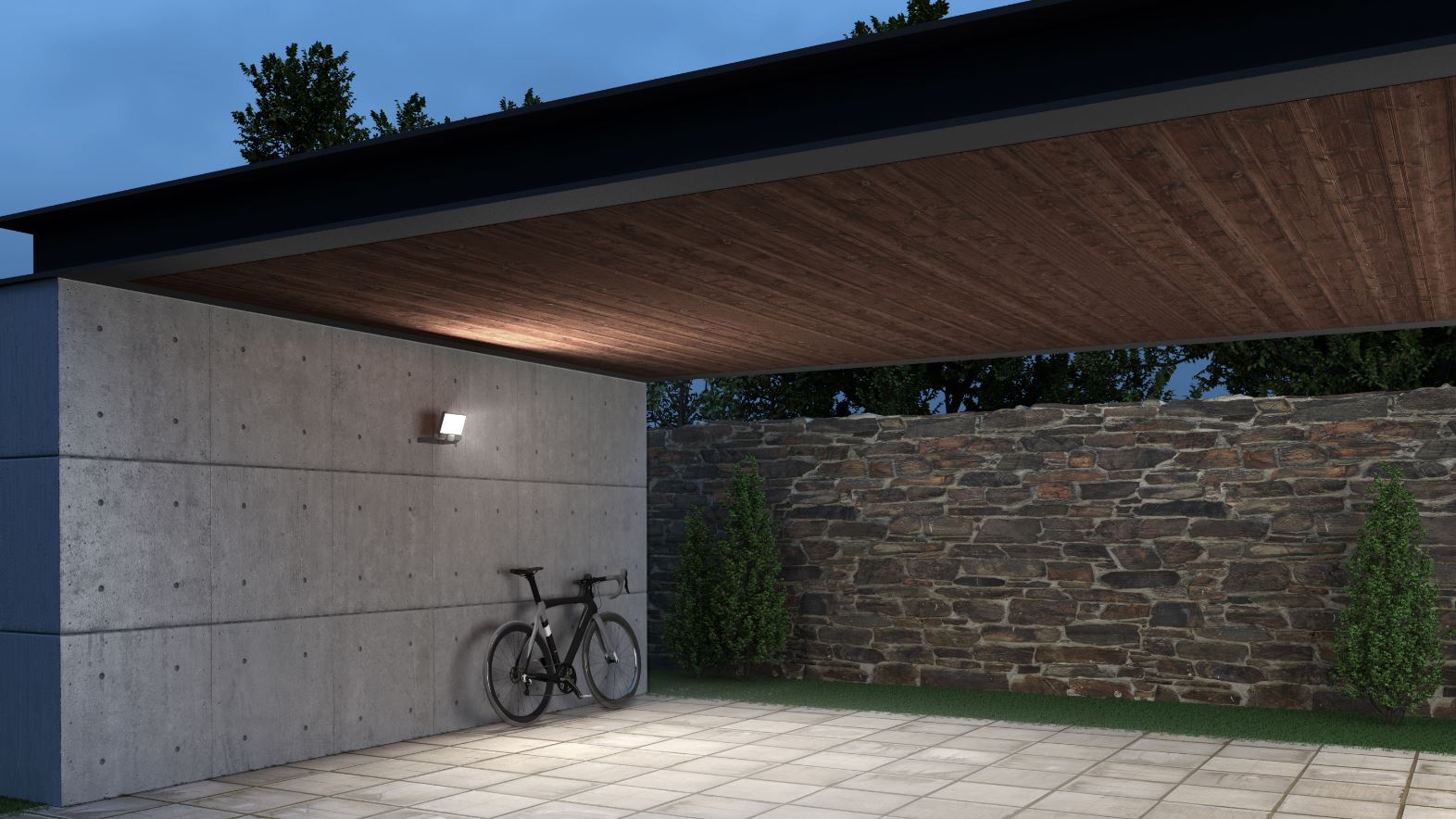 Miniatuur van STEINEL LED Buitenspot XLED ONE sensor antraciet (065249)