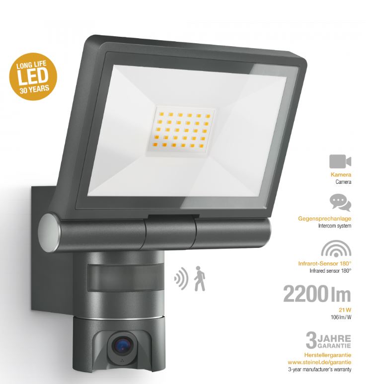 Miniatuur van STEINEL sensor buitenspot XLED camera 1 (065294)