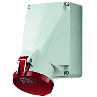 Miniatuur van Mennekes CEE stopcontact 4-polig 400V 6H 63A IP44 (1141A)