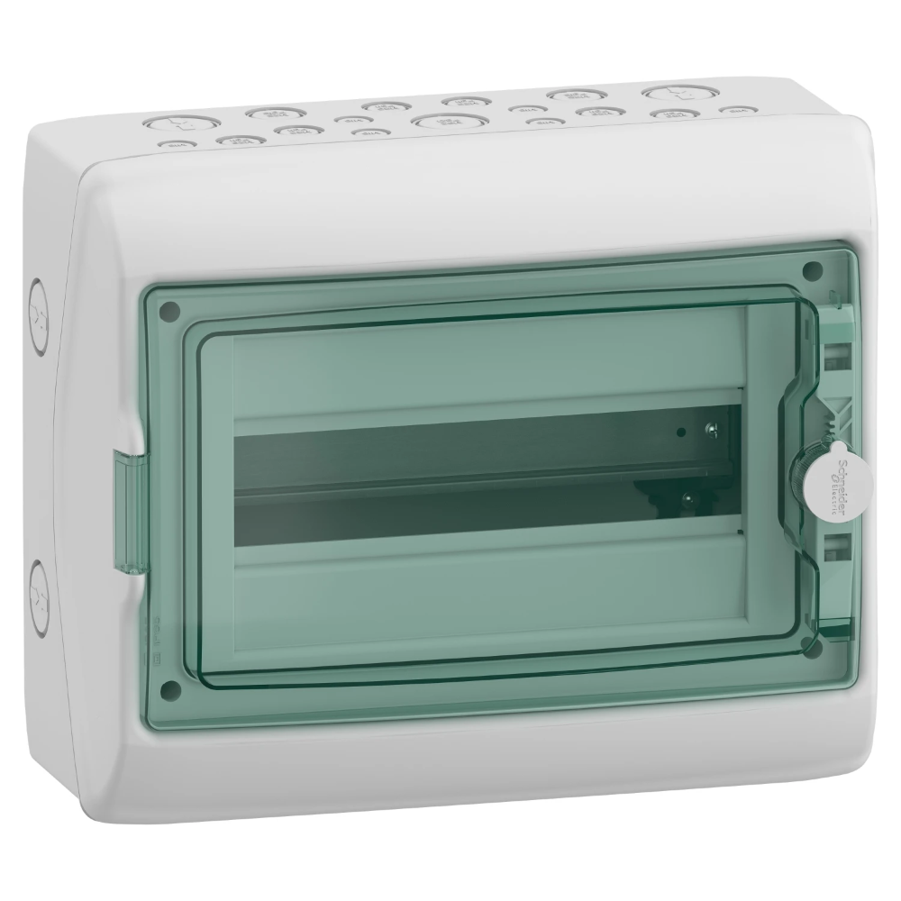 Miniatuur van Schneider Electric kaedra/mureva waterdichte zekeringkast met din-rail 1-rij 12 modules (13981)