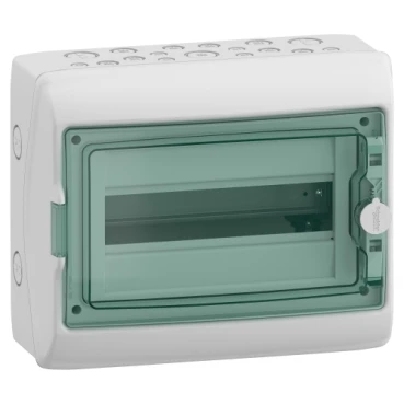 Miniatuur van Schneider Electric kaedra/mureva waterdichte zekeringkast met din-rail 1-rij 12 modules (13981)