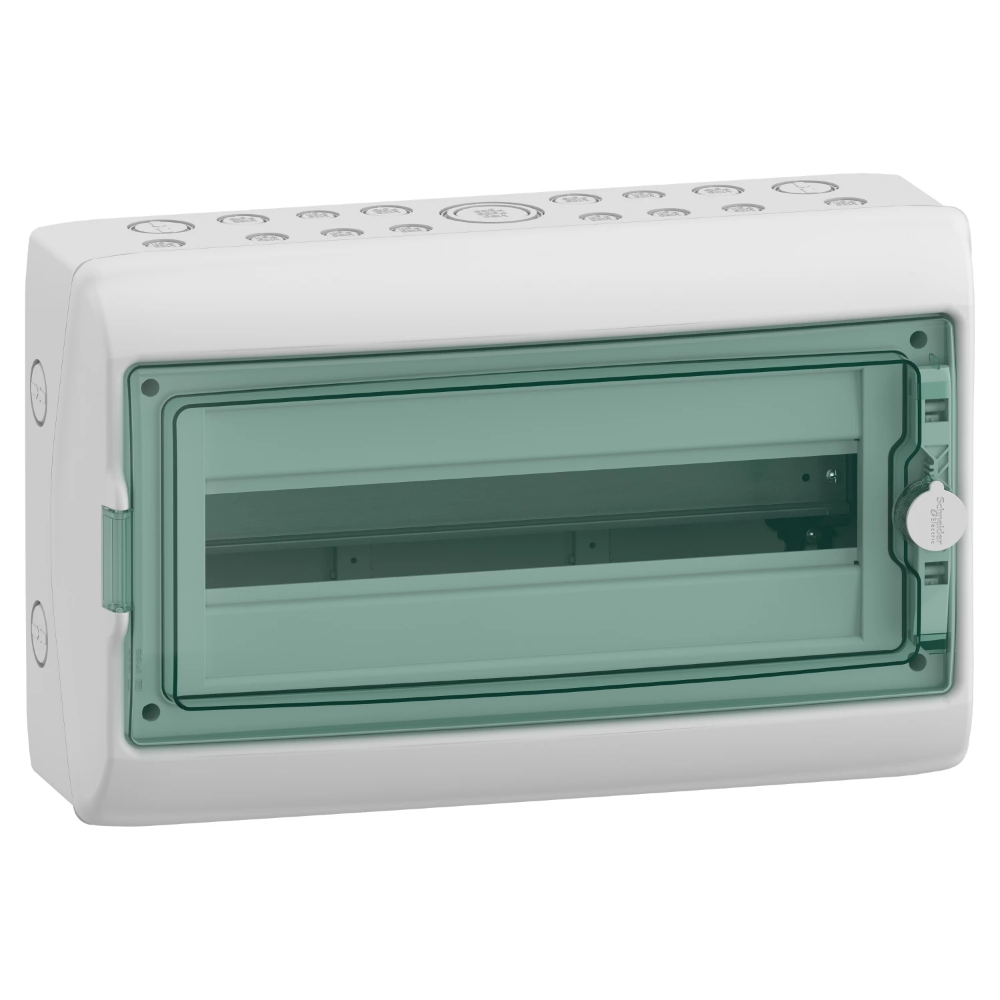 Miniatuur van Schneider Electric kaedra/mureva waterdichte zekeringkast met din-rail 1-rij 18 modules (13982)