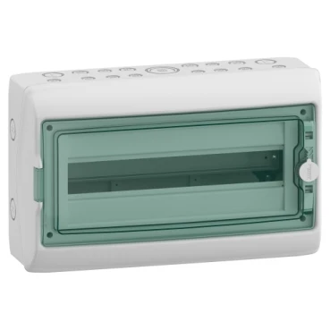 Miniatuur van Schneider Electric kaedra/mureva waterdichte zekeringkast met din-rail 1-rij 18 modules (13982)