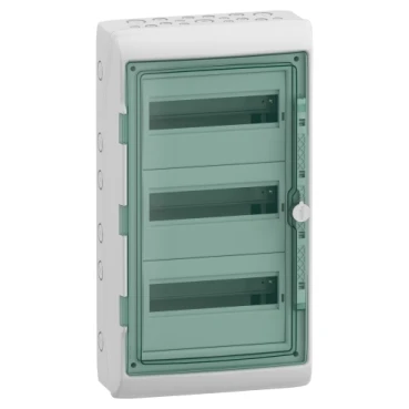 Miniatuur van Schneider Electric kaedra/mureva waterdichte zekeringkast met din-rail 3-rijen 36 modules (13985)