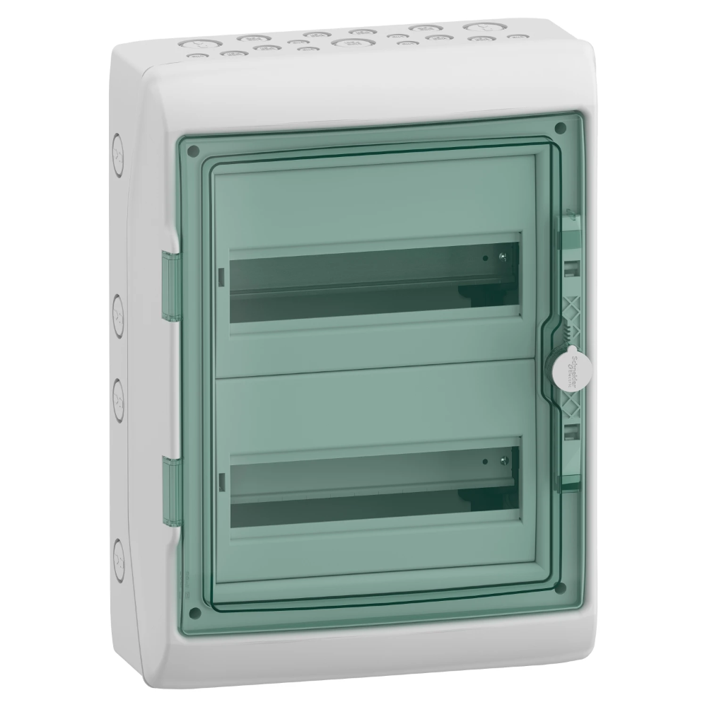 Miniatuur van Schneider Electric kaedra/mureva waterdichte zekeringkast met din-rail 2-rijen 24 modules (13983)