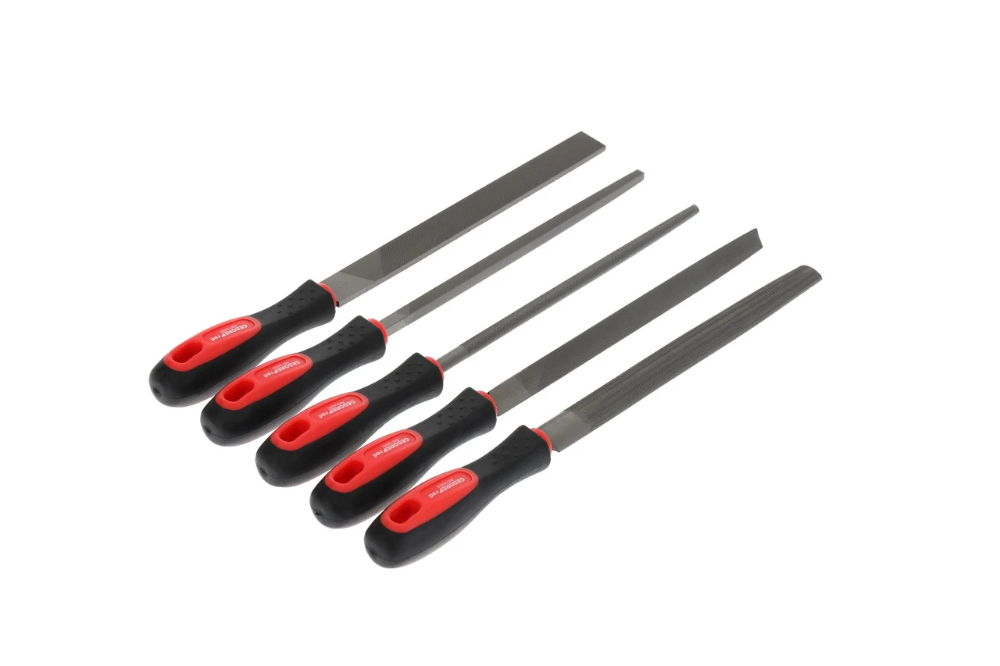 Miniatuur van GEDORE RED vijlenset 3kt 4kt plat rond half 5-delig (R93000005)