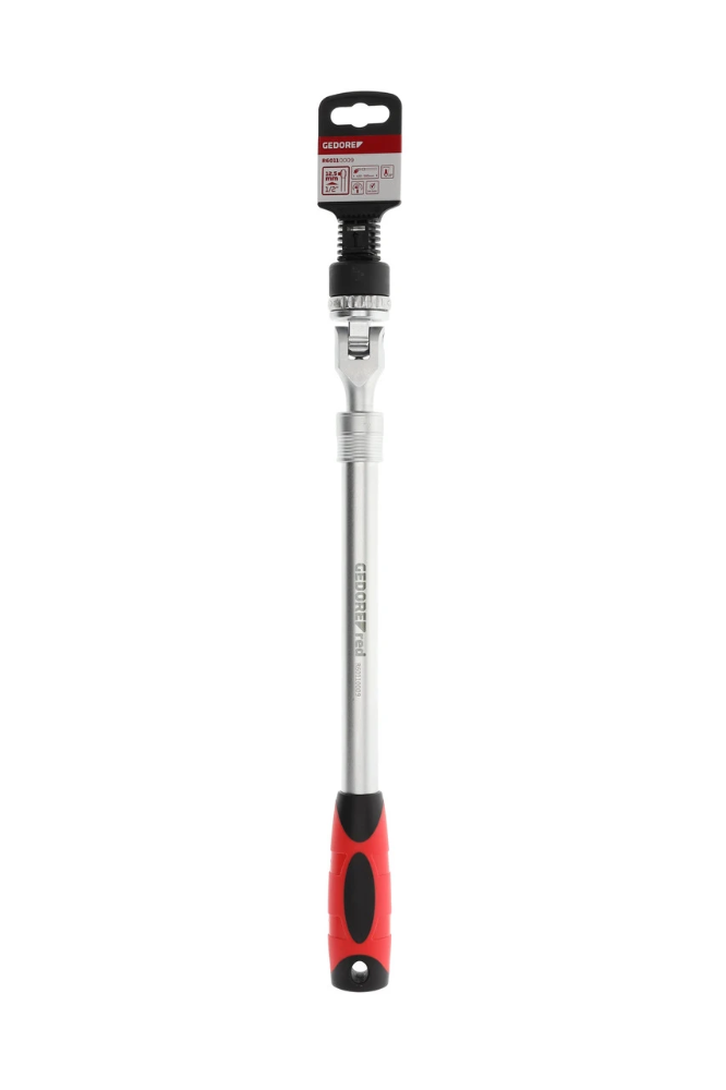 Miniatuur van GEDORE RED 2-comp telescopische ratel met kniegewricht 1/2" lengte 430-580mm (R60110009)