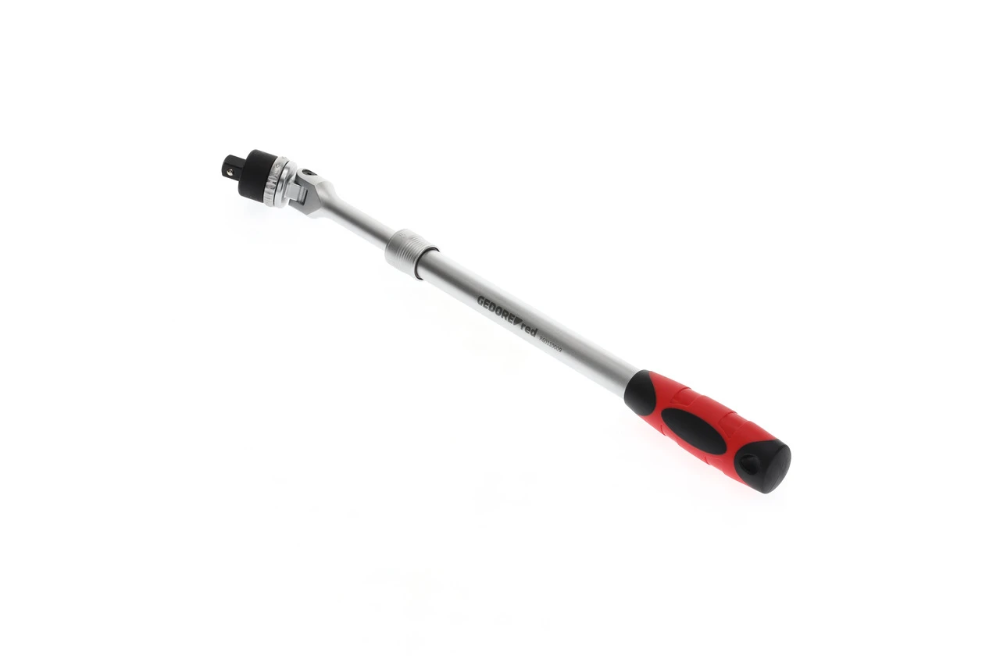 Miniatuur van GEDORE RED 2-comp telescopische ratel met kniegewricht 1/2" lengte 430-580mm (R60110009)