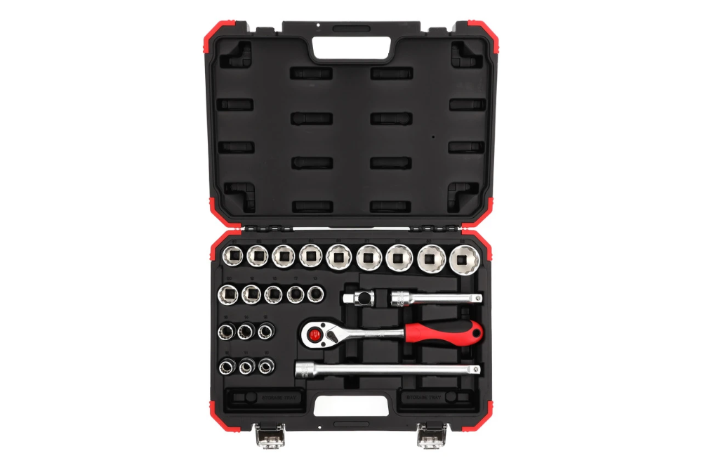 Miniatuur van GEDORE RED dopsleutelset 1/2" 10-32mm 24-delig (R69013024)