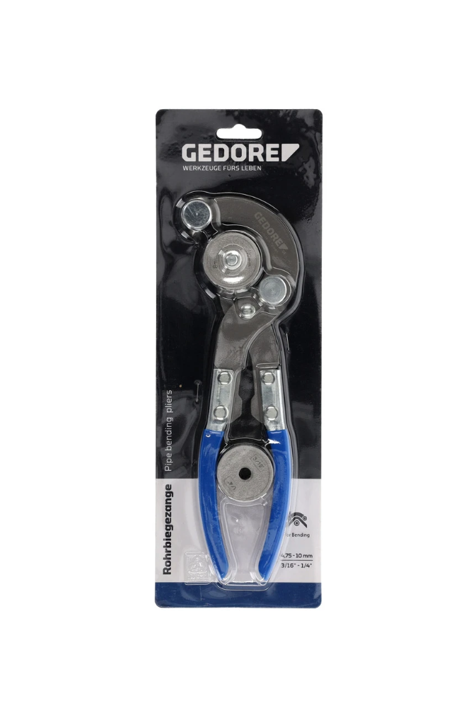 Miniatuur van GEDORE buigtang voor dunwandig staal en koperbuis 4,75-6-8-10mm (241500)