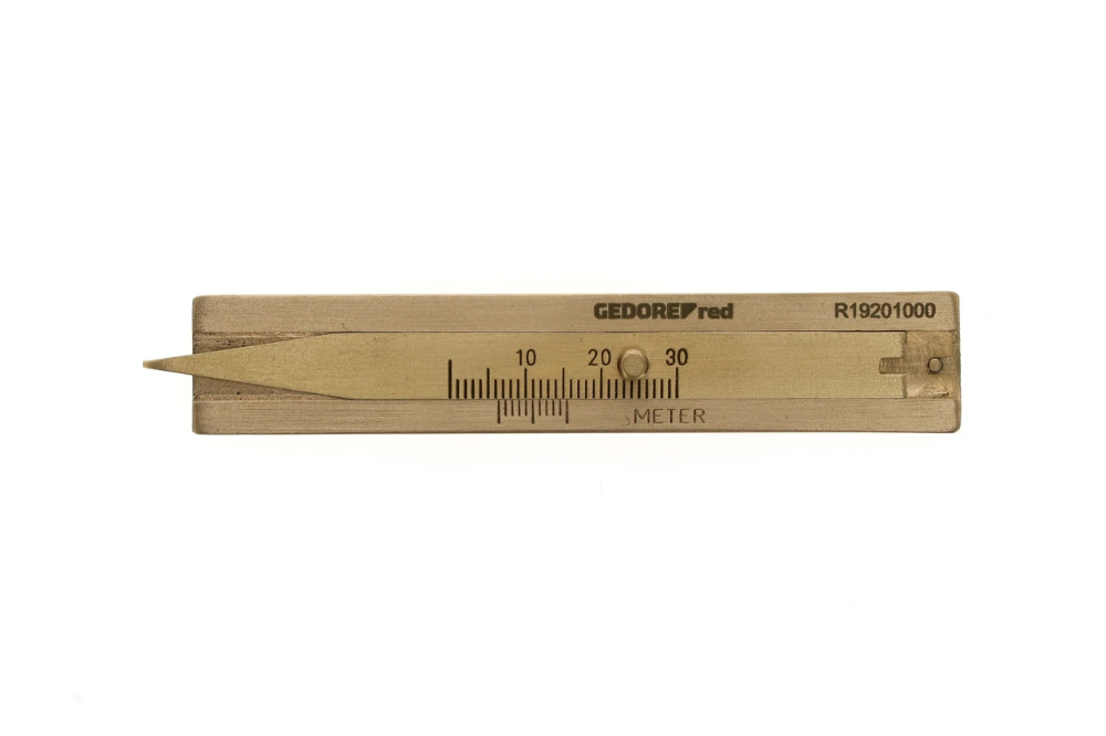 Miniatuur van GEDORE RED profieldieptemeter 0-30mm messing (R19201000)