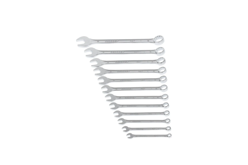 Miniatuur van GEDORE ring steeksleutelset 6-19mm 12-delig (7-0112)