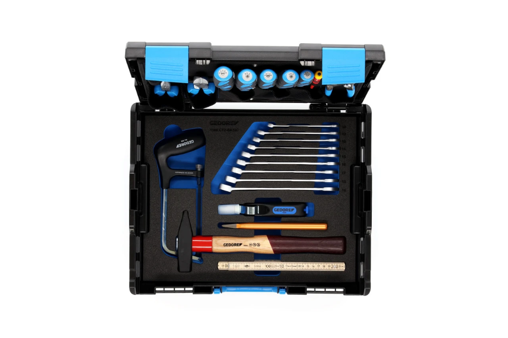 Miniatuur van GEDORE gevulde gereedschapskoffer L-BOXX 136 Basic 155x444x360mm 23-delig (1100-BASIC)