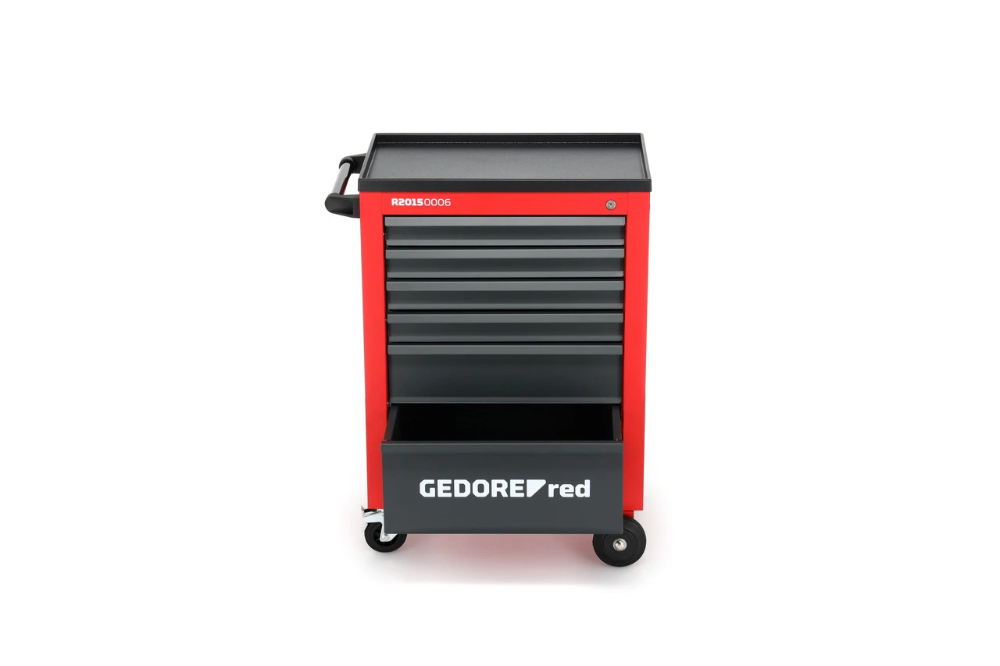 Miniatuur van GEDORE RED gereedschapswagen Mechanic met 6 laden 910x628x418mm - rood (R20150006)