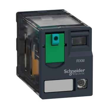 Miniatuur van Schneider Electric Harmony RXM mini insteekrelais 24V DC 4C/O 6A (RXM4AB2BD)