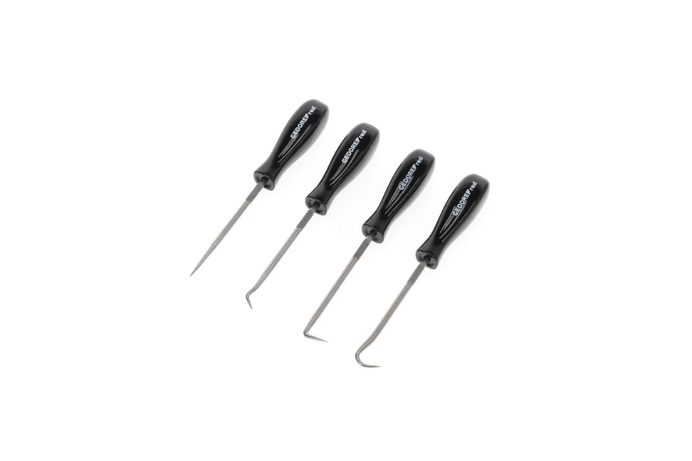Miniatuur van GEDORE RED hakenset voor O-ring demontage 135mm - 4-delig (R19101001)