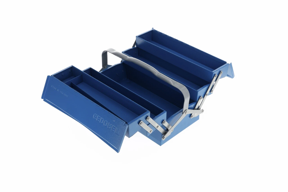 Miniatuur van GEDORE gereedschapskist leeg met 5 vakken 210x420x225mm - blauw (1265 L)