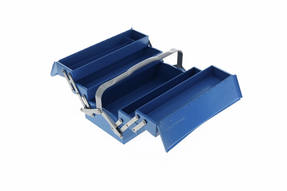 Miniatuur van GEDORE gereedschapskist leeg met 5 vakken 210x420x225mm - blauw (1265 L)