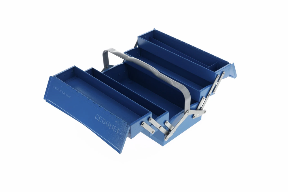 Miniatuur van GEDORE gereedschapskist leeg met 5 vakken 210x420x225mm - blauw (1265 L)