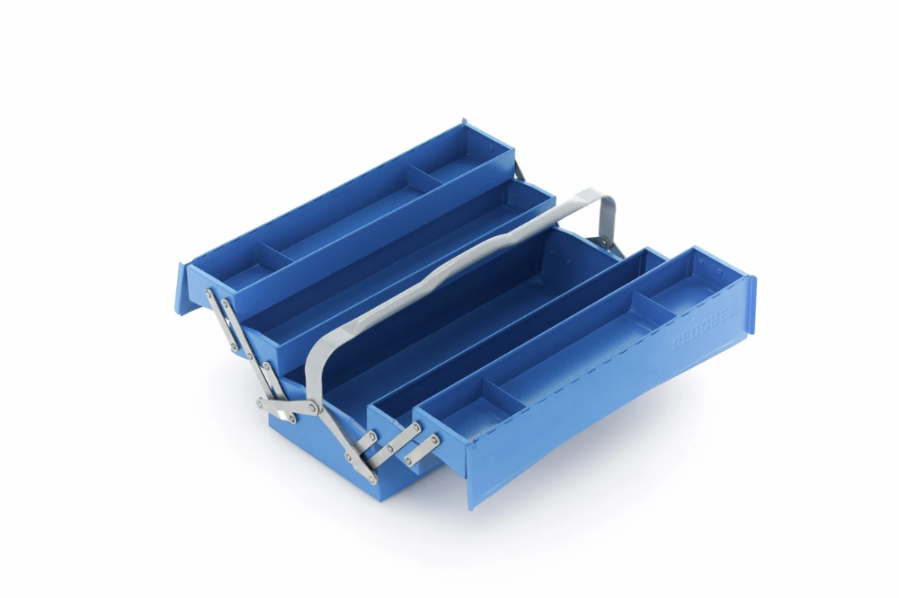 Miniatuur van GEDORE gereedschapskist leeg met 5 vakken 210x535x225mm - blauw (1335 L)