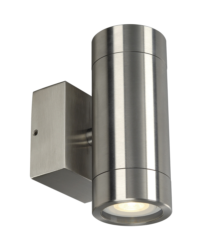 Miniatuur van SLV ASTINA STEEL GU 10 wandarmatuur rond inox 304 (233302)