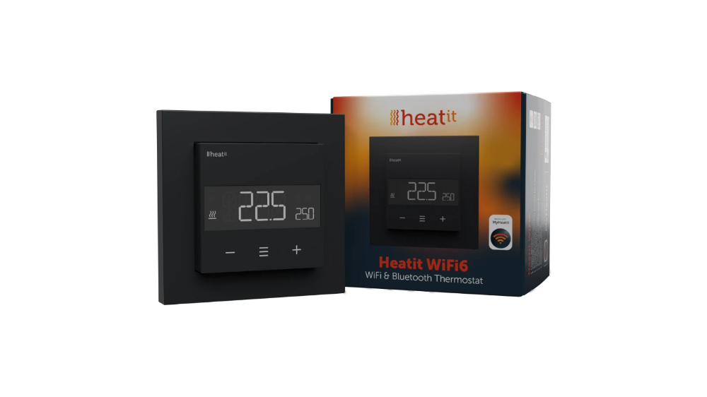 Miniatuur van Heatit WiFi6 thermostaat - zwart mat (5430543)