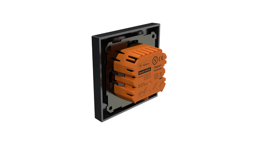 Miniatuur van Heatit WiFi6 thermostaat - zwart mat (5430543)