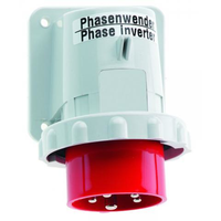 Miniatuur van BALS CEE toestelcontactdoos 5-polig 400V 6H 32A IP67 fasewisselaar (2608)