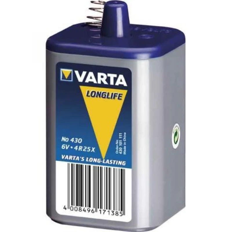 Miniatuur van Varta 4R25 blokbatterij 6V 7500MAH met veer (430101111)