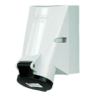 Miniatuur van Mennekes CEE stopcontact 5-polig 600-690V 5H 16A IP44 (2766A)
