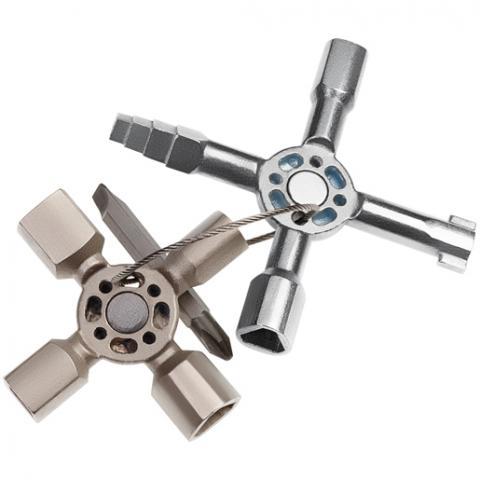 Miniatuur van KNIPEX schakelkastsleutel universeel 10-in-1 (00 11 01)