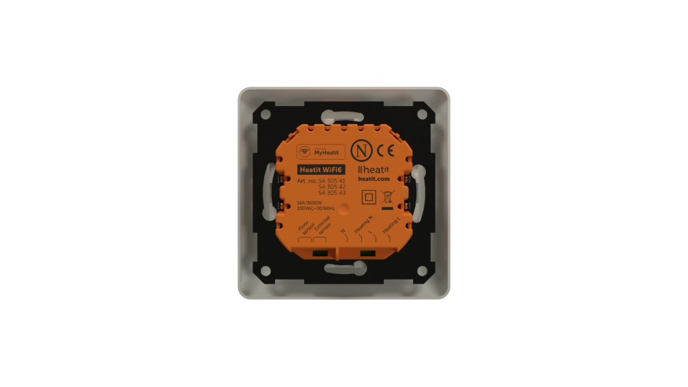Miniatuur van Heatit WiFi6 thermostaat - helder wit glanzend (5430541)