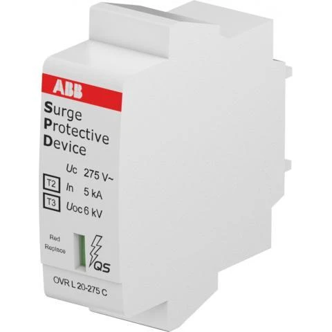 Miniatuur van Dehn overspanningsbeveiliging vervangingscartridge type 2+3 1P 5kA (OVR T2-T3 20-275 C QS)