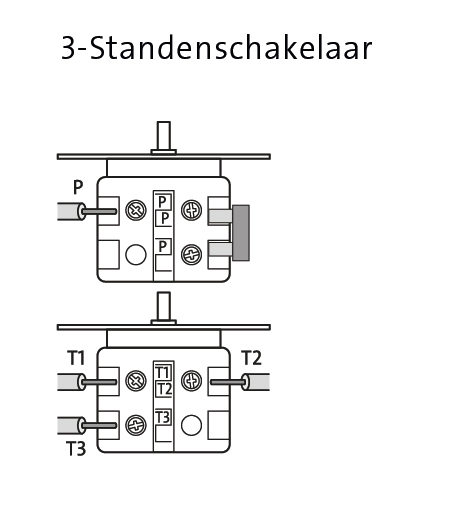 Miniatuur van Kopp 3 standen schakelaar zonder 0 (506500006)