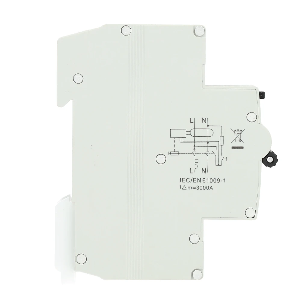 Miniatuur van EMAT differentieelautomaat 1-polig+nul 32A C-curve 30mA (85006011)