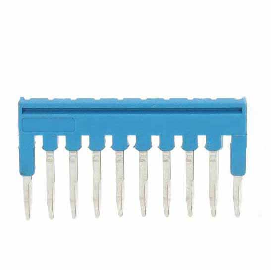 Miniatuur van Phoenix Contact doorverbindingsbrug voor rijgklem 10-polig 5,2 mm - blauw (FBS 10-5 BU)