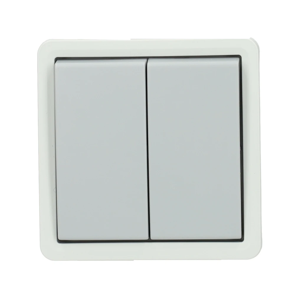 Miniatuur van Niko Hydro waterdicht serieschakelaar - grijs - met insteekklemmen (700-31505)