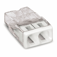 Miniatuur van Wago steekklem 2-voudig 0,5-2,5mm2 wit per 100 stuks (2273-202)