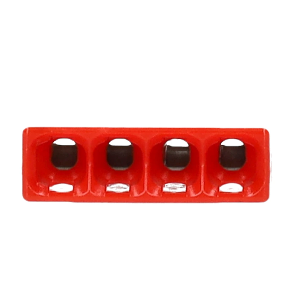 Miniatuur van Wago steekklem 4-voudig 0,5-2,5mm2 rood per 100 stuks (2273-204)