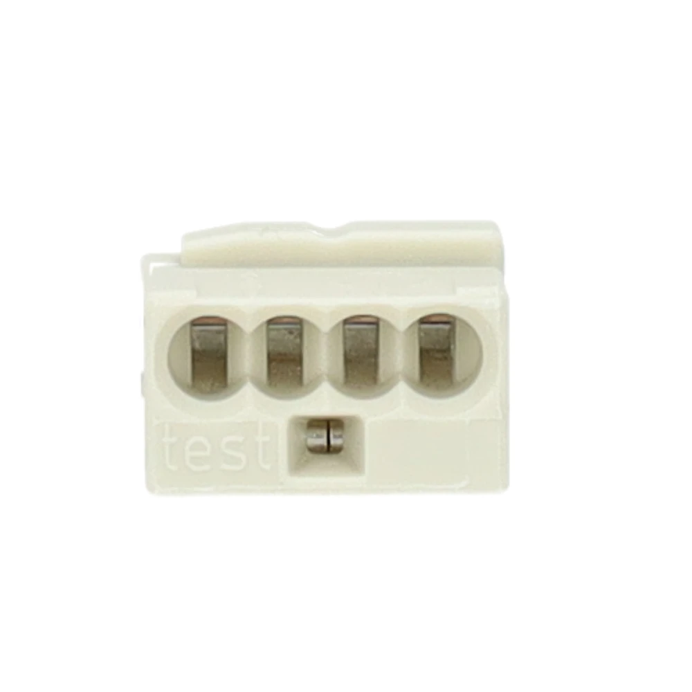 Miniatuur van Wago micro steekklem 4-voudig 0,6-0,8mm2 lichtgrijs per 100 stuks (243-304)