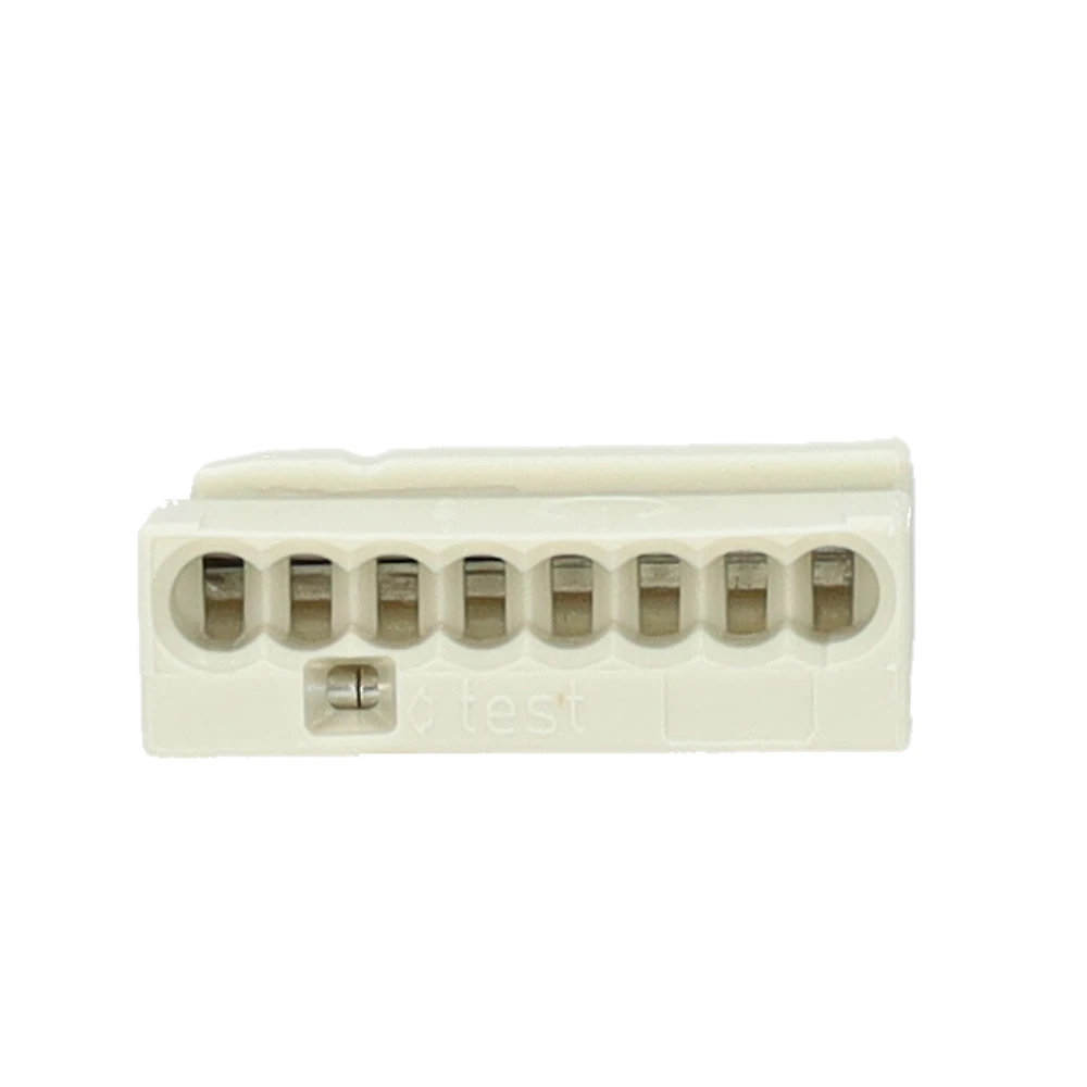 Miniatuur van Wago micro steekklem 8-voudig 0,6-0,8mm2 lichtgrijs per 50 stuks (243-308)