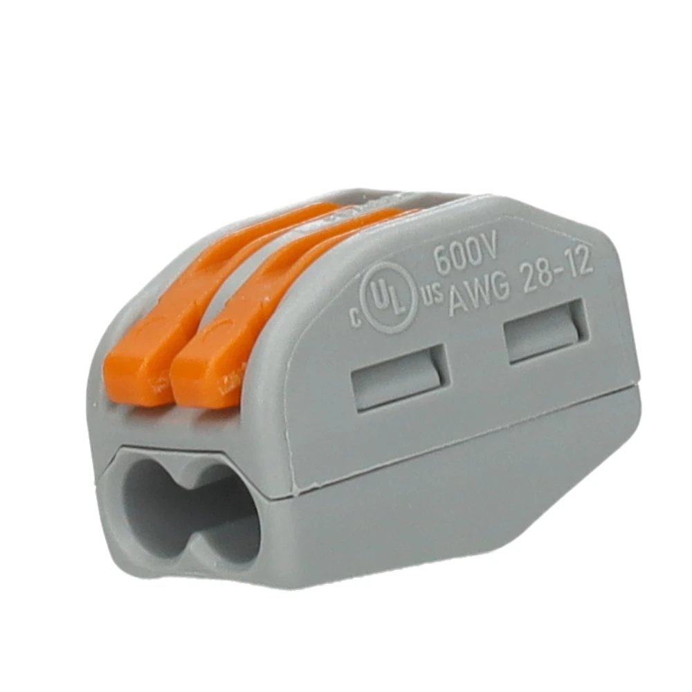 Miniatuur van Wago steekklem 2-voudig 2,5mm2 met hendels per 50 stuks (222-412)