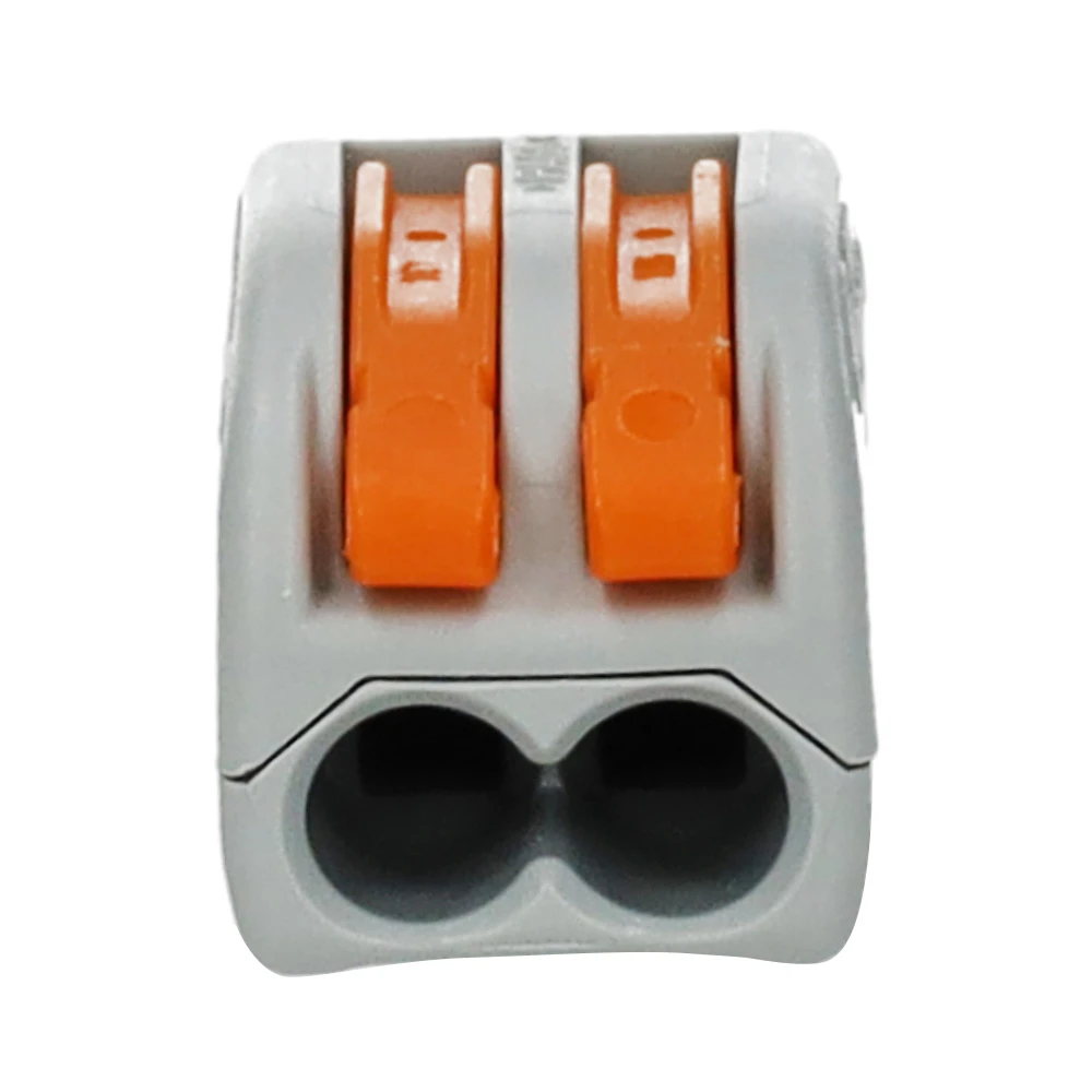 Miniatuur van Wago steekklem 2-voudig 2,5mm2 met hendels per 50 stuks (222-412)